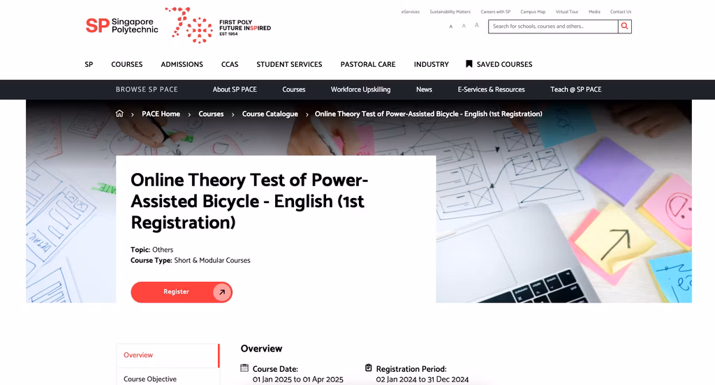 ebike license - pab theory test registration